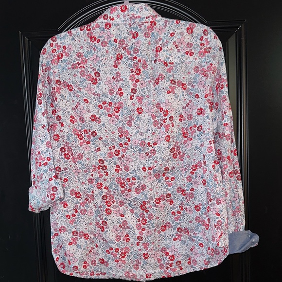 Like New Tommy Hilfiger Floral Camp Shirt size M - Picture 5 of 7